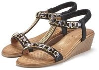 Sandalette VIVANCE "Sommerschuh, offener Schuh, Sandale, Keilsandalette", Damen, Gr.