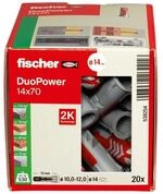 Fischer Universald&uuml;bel Allzweckd&uuml;bel DuoPower 14 x 70, (20-tlg)