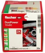 Fischer Universald&uuml;bel Allzweckd&uuml;bel DuoPower 10 x 80, (25-tlg)