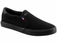 H.I.S Slip-On Sneaker mit seitlichen Gummizügen, schwarz