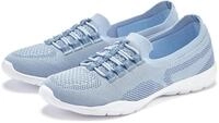 Sneaker LASCANA "Slipper, Halbschuh, Slip-On-Sneaker", M&auml;dchen, Gr. 37, blau