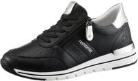 Keilsneaker REMONTE, Damen, Gr. 40, silber (nachtblau, silberfarben), Leder,