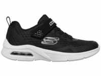 Skechers Kids MICROSPEC MAX-TORVIX Slip-On Sneaker mit Klettverschluss, schwarz