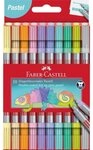 Faber-Castell Filzstift Faber-Castell Doppelfasermaler Pastell 10er Set