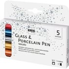Kreul Lackmarker PorcelainPen metallic, Lichtecht, Wasserbasis