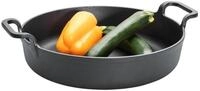 CHEF CUISINE International Grillpfanne Gusseiserne BBQ Pfanne 31 x 5,5 cm 3,5 kg,