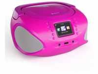 Auna auna Roadie Smart IR/DAB/BT/CD/MP3 Boombox USB BL Radio...
