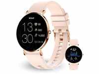 XCOAST SIONA 2 Damen Smartwatch (4,2 cm/1,3 Zoll, iOS Android) ROSE GOLD, Damen