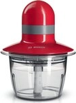 BOSCH Zerkleinerer MMR08R2, 800ml Beh&auml;lter, Schlagscheibe, Edelstahl-Messer,...