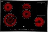BEKO Elektro-Kochfeld HIC 85502 TX, Slide-Touch Tasten: Steuern durch direktes