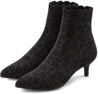 LASCANA Sock Boot, High Heel Stiefelette, Stiefel, Ankleboots aus elegant elastischer
