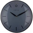 NEXTIME Wanduhr 3256 (mit schlankem Metallgeh&auml;use und kuppelf&ouml;rmigen Glas)