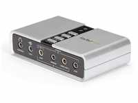 Startech.com STARTECH.COM USB 2.0 Soundbox 7.1 Adapter - externe USB Soundkarte...