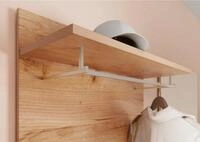 GERMANIA Garderobenpaneel Aledo, mit Ablageboden, Kleiderstange und -haken aus...