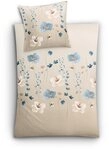 Kleine Wolke Bettw&auml;sche Malva, Mako-Satin, 2 teilig, mit floralem Druck