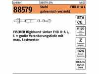 Fischer Befestigungsanker Highbond-Anker R 88579 M 12 x 100/100 Stahl galvanisch