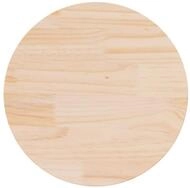 vidaXL Tischplatte Tischplatte &Oslash;60x2,5 cm Massivholz Kiefer (1 St)
