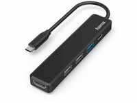 Hama USB C Hub, Multiport, 5 Ports, 3x USB A, USB C, HDMI™ USB-Adapter USB-C...