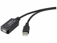 Renkforce USB 2 aktives Verlängerungskabel USB-Kabel, Aktiv mit...
