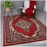 Vimoda Orientteppich Klassich Orientalisch Vintage Wohnzimmerteppich, rechteckig,
