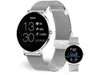 XCOAST SIONA 2 Damen Smartwatch (4,2 cm/1,3 Zoll, iOS und Android) Fitness...