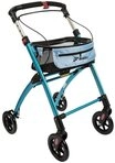FabaCare Indoor-Rollator Jaguar faltbar, Leichtgewichtrollator mit Tablett