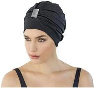 Fashy Badekappe Badehaube Badekappe Badem&uuml;tze Bademode Damen Schwarz mit Strass
