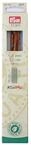 Prym Stricknadeln Strumpfstricknadeln CUBICS NATURAL 5,00 mm 20 cm 5 St