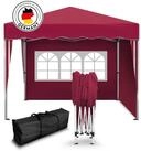 Kronenburg Faltpavillon 3x3 m wasserdicht - Gartenpavillon, Partyzelt stabil,
