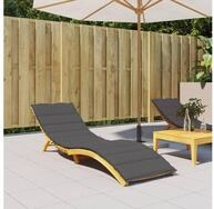 vidaXL Gartenliege, Sonnenliegen-Auflage Anthrazit 200x70x3 cm Oxford-Gewebe