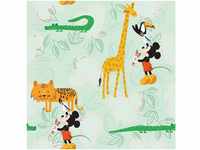 Komar Fototapete Mickey Doodle Zoo, (1 St), 0,53x10,05 cm (Breite x Höhe)