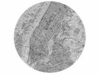 Komar Dots Fototapete rund Map