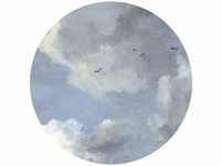 Komar Vliestapete Simply Sky, 125x125 cm (Breite x Höhe), rund und...