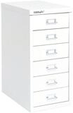 Bisley Beistellschrank MultiDrawer Schrank aus Stahl, 6 Schubladen, ohne...