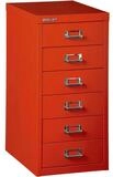 Bisley Beistellschrank MultiDrawer Schrank aus Stahl, 6 Schubladen, ohne...