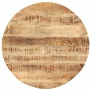 vidaXL Tischplatte vidaXL Tischplatte Massivholz Mango Rund 15-16 mm 60 cm