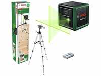 BOSCH Punkt- und Linienlaser Quigo, Kreuzlinien-Laser Green Set - im Karton