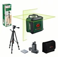 BOSCH Kreuzlinienlaser UniversalLevel 360 Set, Kreuzlinien-Laser mit Stativ TT 150 -