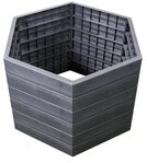 GARANTIA Hochbeet Garantia Ergo Hochbeet L75 Farbe wood, Gr&ouml;&szlig;e 110x95 cm, H&auml;he 75