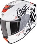 Scorpion Exo Motorradhelm Scorpion Exo-JNR Air Boum Integralhelm Weiss / Schwarz (1er