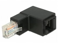Delock Delock RJ45 Netzwerk Adapter [1x RJ45-Stecker - 1x RJ45-Buchse] Schw...