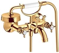 hansgrohe Wannenarmatur Axor Montreux 2-Griff mit Kreuzgriff