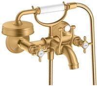 hansgrohe Wannenarmatur Axor Montreux 2-Griff mit Kreuzgriff