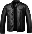 Amaci&Sons Lederjacke Ventura Lederjacke Echtleder Herren Biker Zipper Jacke