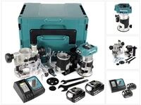 Makita Oberfr&auml;se DRT 50 RMJ X2 18 V Li-Ion Akku Brushless Multifunktionsfr&auml;se im