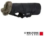 Wolters Hundemantel Parka mit Fellkragen schwarz schwarz 30 cm / Halsumfang: 28 cm