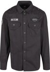 Brandit Langarmhemd Brandit Herren Luis Vintageshirt (1-tlg) schwarz S