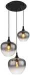 GLOBO LIGHTING Pendelleuchte GLOBO Lighting H&auml;ngeleuchte DH 48x120 cm schwarz