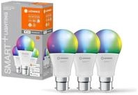 Ledvance LED-Leuchtmittel Smart WiFi B22D Lampe 2700-6500K, Mehrfarbig, RGB