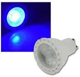 ChiliTec LED-Leuchtmittel LED Strahler GU10 "LDS-50" blau 38&deg;, 230V/5W, blau